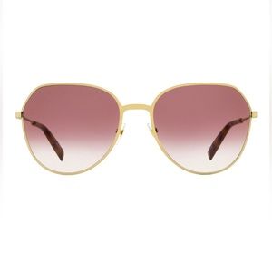 Givenchy Oval Sunglasses GV7158/S Y11VT - Gold/Havana 60mm (new)